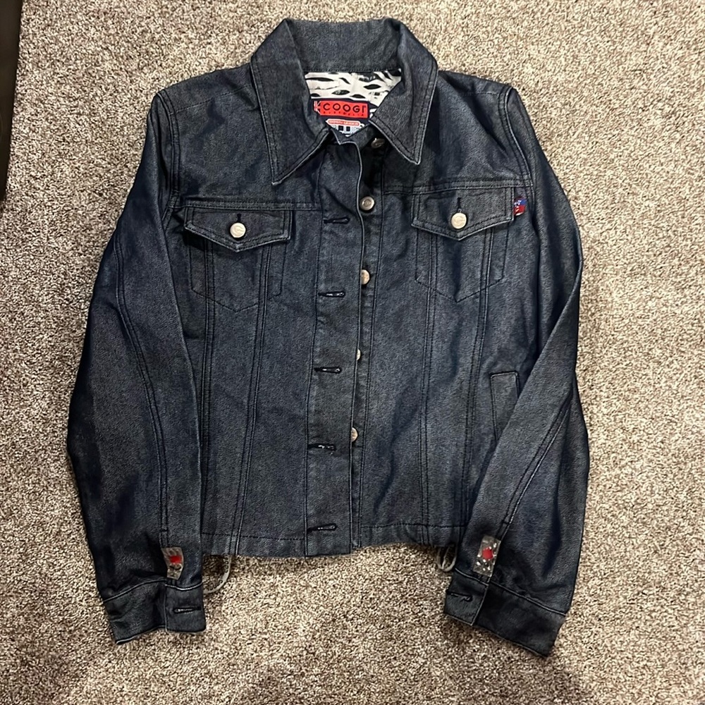 COOGI Australia Down Under Blue dark denim jacket Women